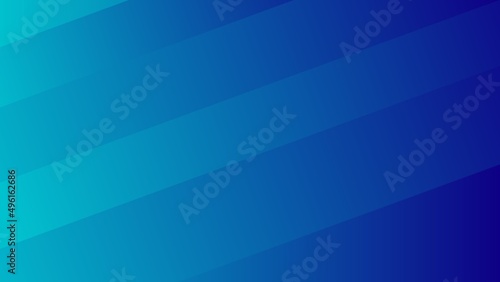 Modern simple abstract with square geometric background in the blend of dark blue and cyan gradient. Elegant background in dark blue and cyan color can use for wallpaper, presentation, backdrop. photo