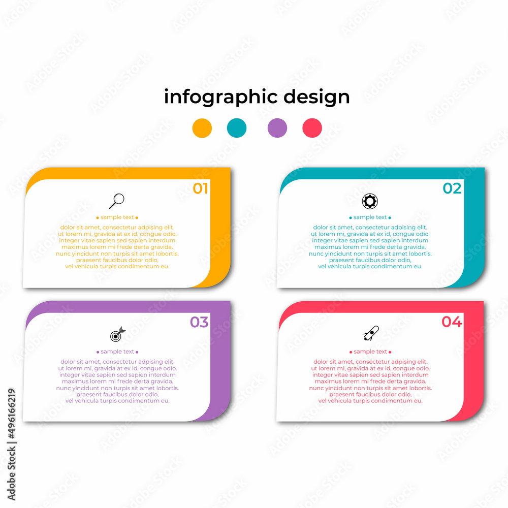 Fototapeta premium design infographic template business vector