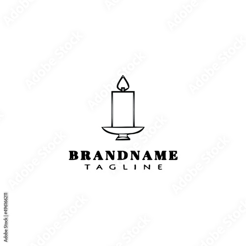 chandelier logo icon design template vector