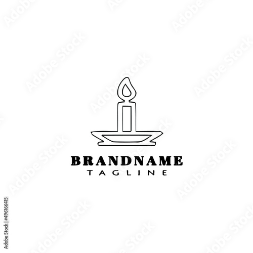 chandelier logo cartoon icon design template black isolated vector illustration