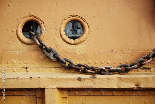 old rusty chain