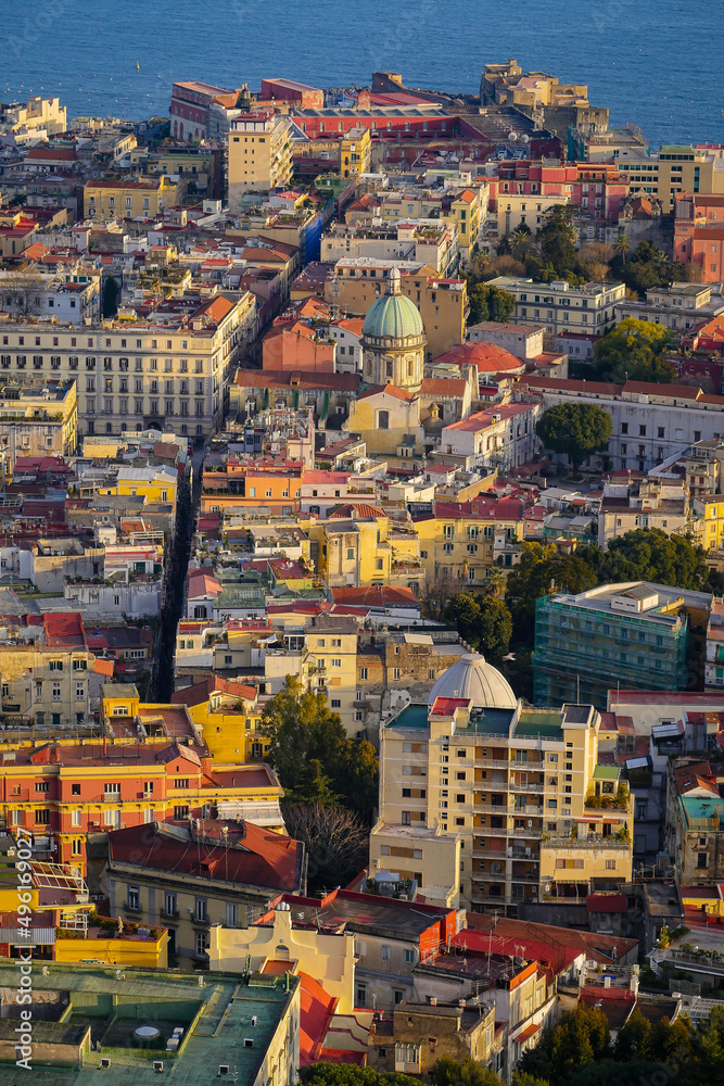 Italy, Campania, Naples, historical centre classified as World Heritage by UNESCO, general view of the city