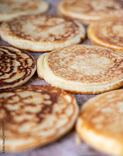 Arepa made of corn dough, traditional in the cuisine of Colombia and Venezuela