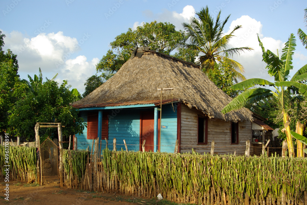 Typical house in the Cuban countryside. Chambas, Cuba, 2010 Typical house in the Cuban countryside. Chambas, Cuba, 2010