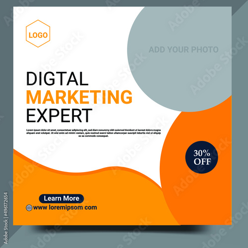 Modern Social Media  Post Design Template 