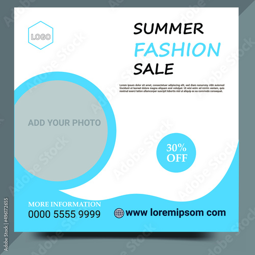 Modern Social Media  Post Design Template 