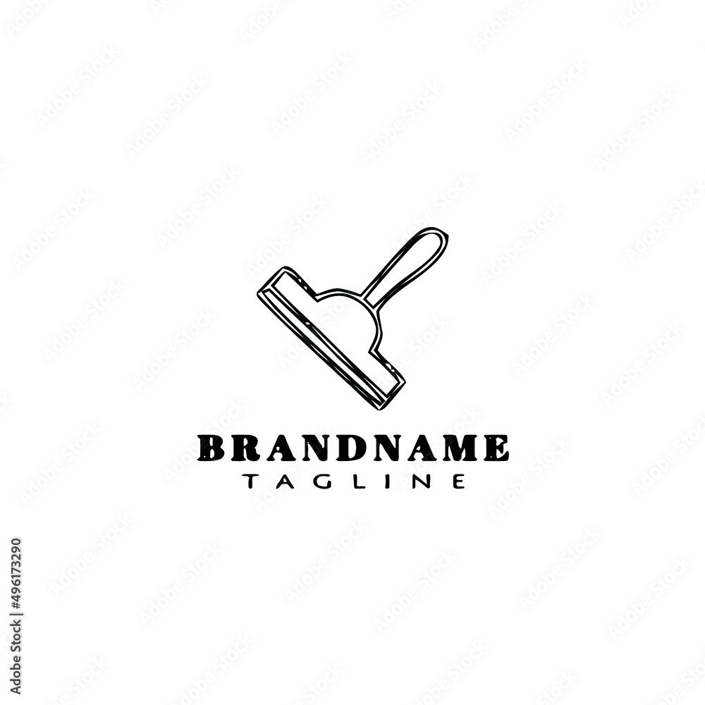 glass cleaner tool logo cartoon design icon template black isolated vector glass cleaner tool logo cartoon design icon template black isolated vector
