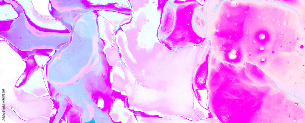 Fototapeta premium Alcohol ink. Modern creative watercolor background for trendy design. Colourful Modern Design Art.