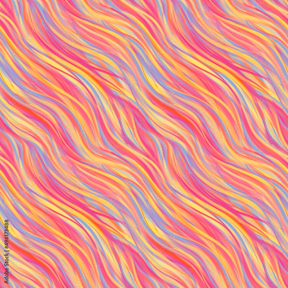 Rainbow colourful waves abstract seamless pattern Rainbow colourful waves abstract seamless pattern