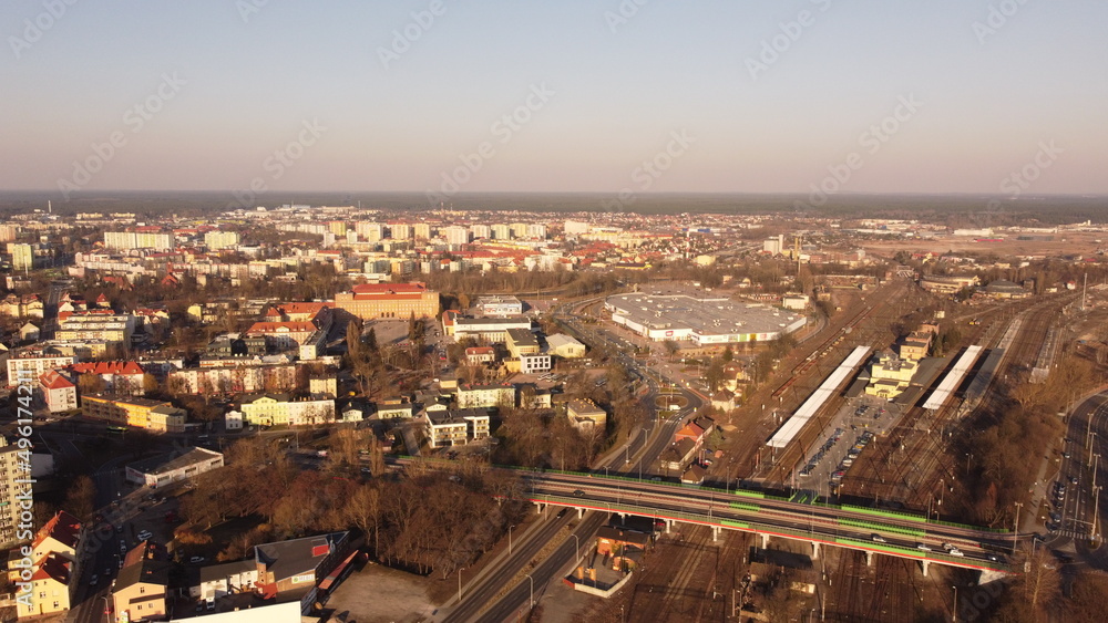 Piła panorama miasta 2022