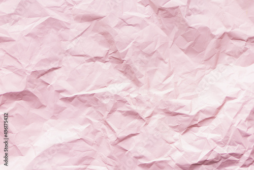 Wallpaper Mural Pink crumpled paper texture background for design with empty copy space for text. Torontodigital.ca