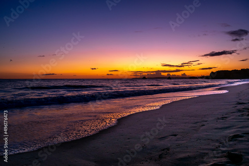 sunset at the beach © Claudiu