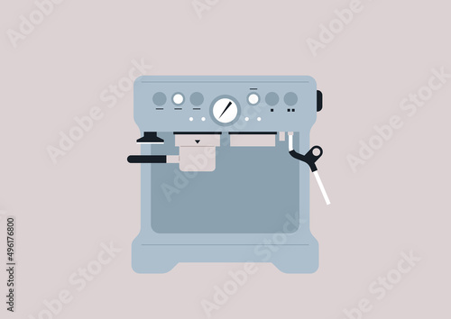 A professional coffee machine, modern lifestyle appliances