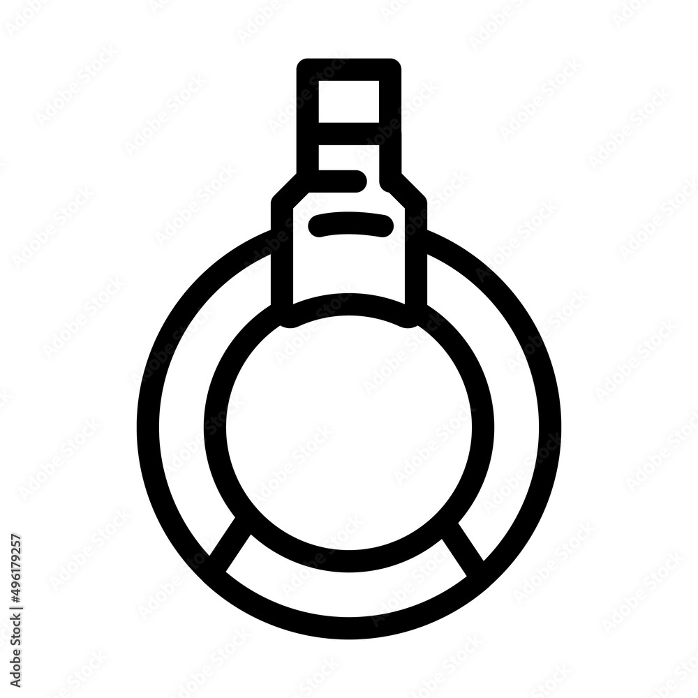 gymnastics sport line icon vector. gymnastics sport sign. isolated contour symbol black illustration gymnastics sport line icon vector. gymnastics sport sign. isolated contour symbol black illustration