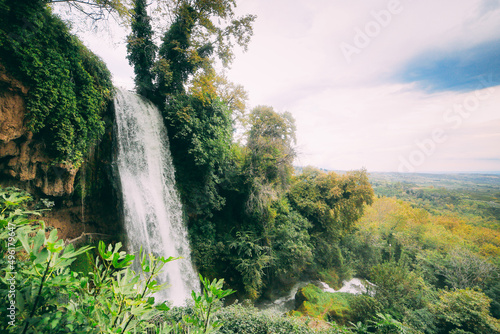 Exciting and powerful waterfalls in Edessa, northern Greece