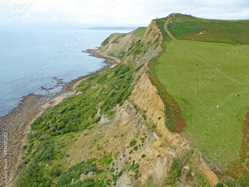 Cliffs at Eype in Dorset, England