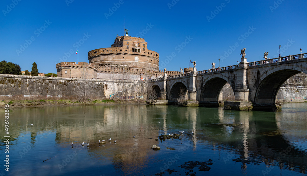 St. Angelo Bridge and Castel Sant'Angelo