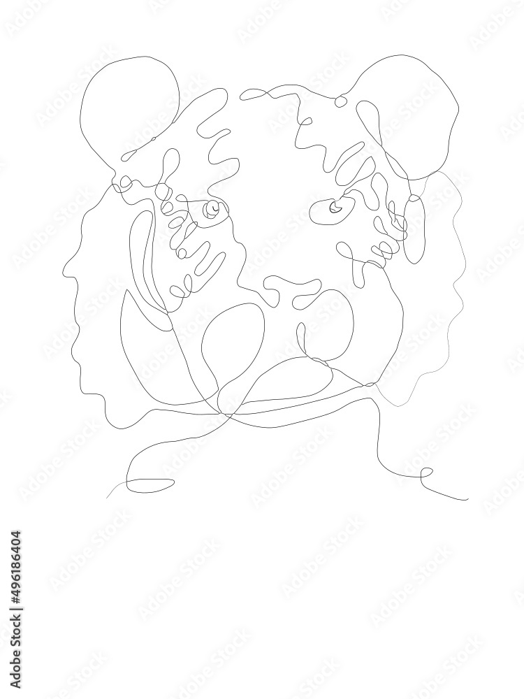 Lineart Tiger Lineart Tiger