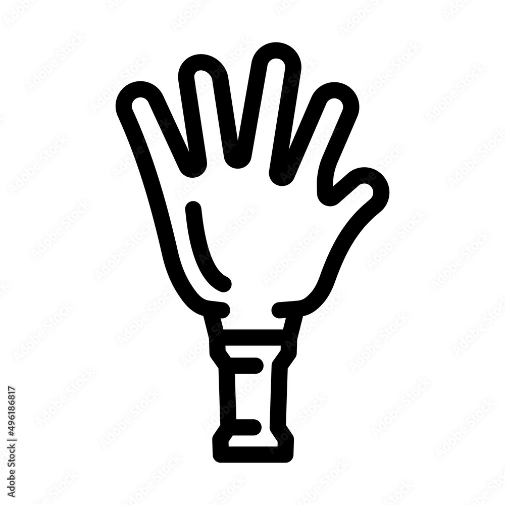 clapper fan accessory line icon vector. clapper fan accessory sign. isolated contour symbol black illustration clapper fan accessory line icon vector. clapper fan accessory sign. isolated contour symbol black illustration