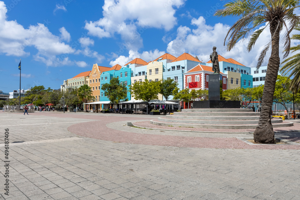 Walk through the district Otrobanda of Willemstad, Curacao