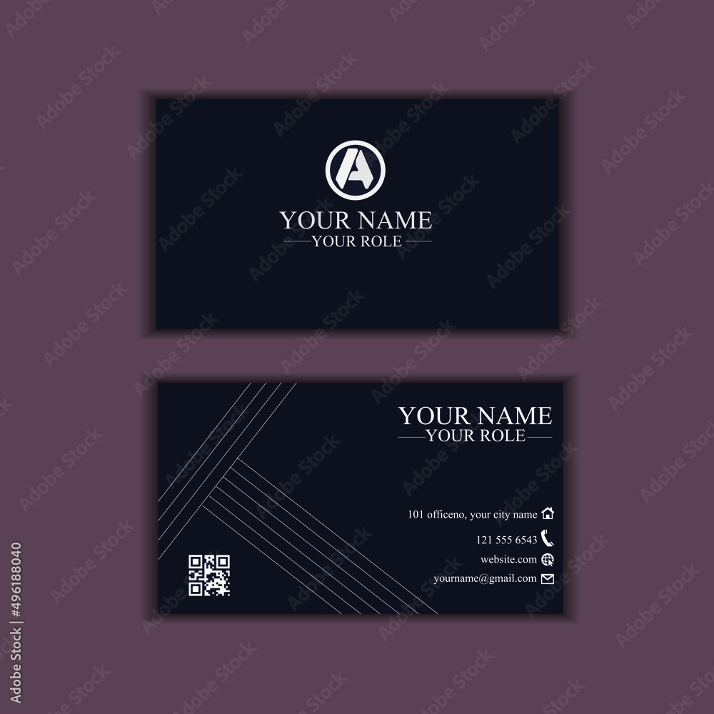 Fototapeta premium Business card template