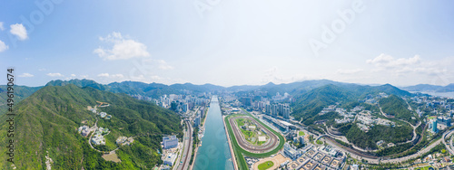 Photography Aerial view of Sha Tin district
