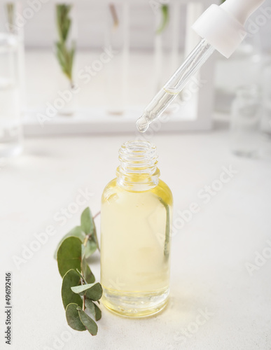 Bottle of eucalyptus essent...