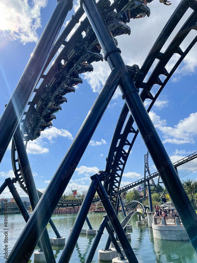 Fototapeta premium Universal Studios Park in Orlando, Florida.