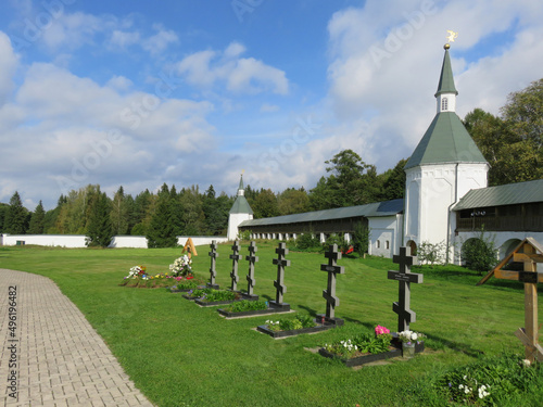 Pskov region. The city of Valdai.The Iver Monastery is one of the most revered places in Russia.