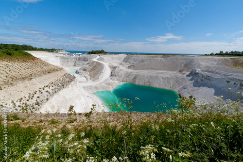 Limestone quarry photo