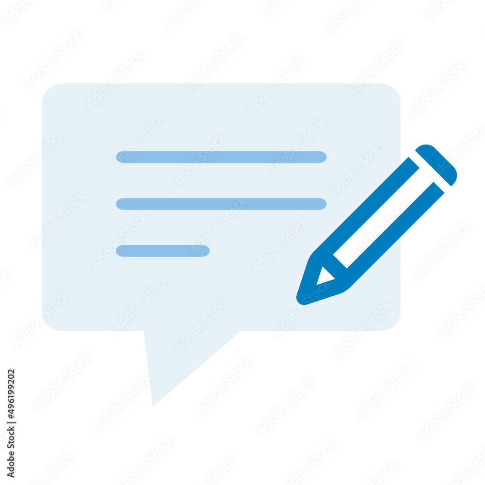 ícono de tarea en mensaje ícono de tarea en mensaje