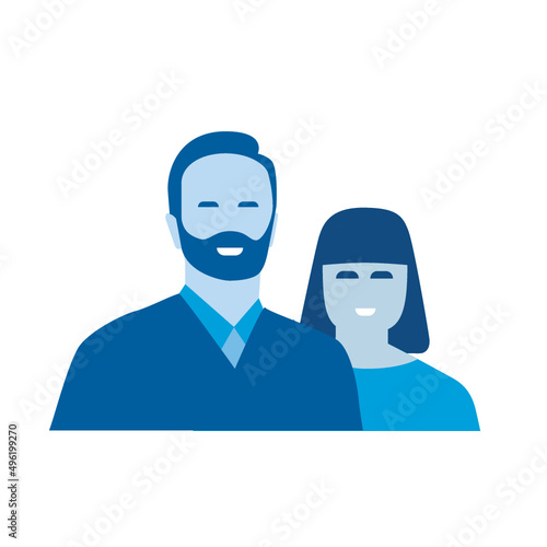 Personas hombre y mujer 