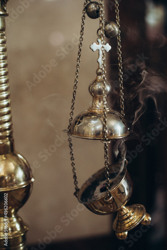 church props, censer close-up