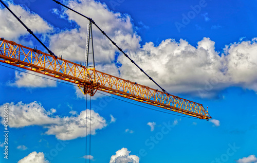 Part of transport crane used in construction works. 