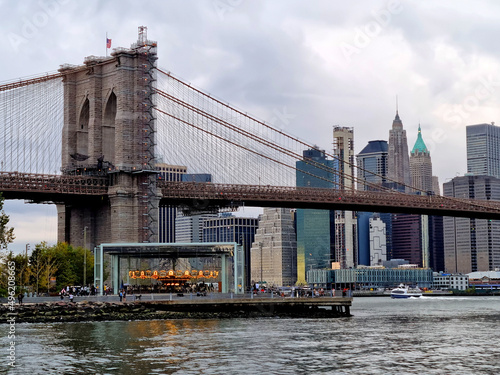 Brooklyn bridge and skyline