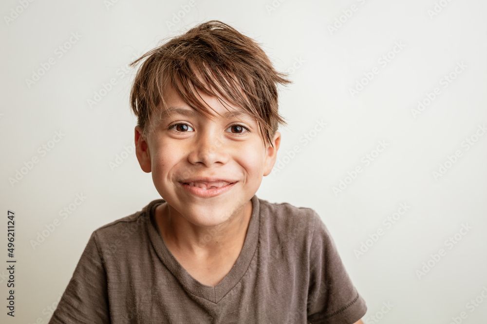 portrait of a smiling boy portrait of a smiling boy
