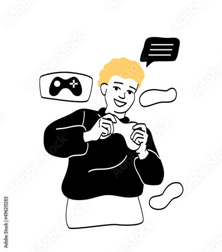 Kids using gadgets