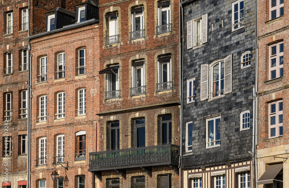 Fototapeta premium Honfleur facade