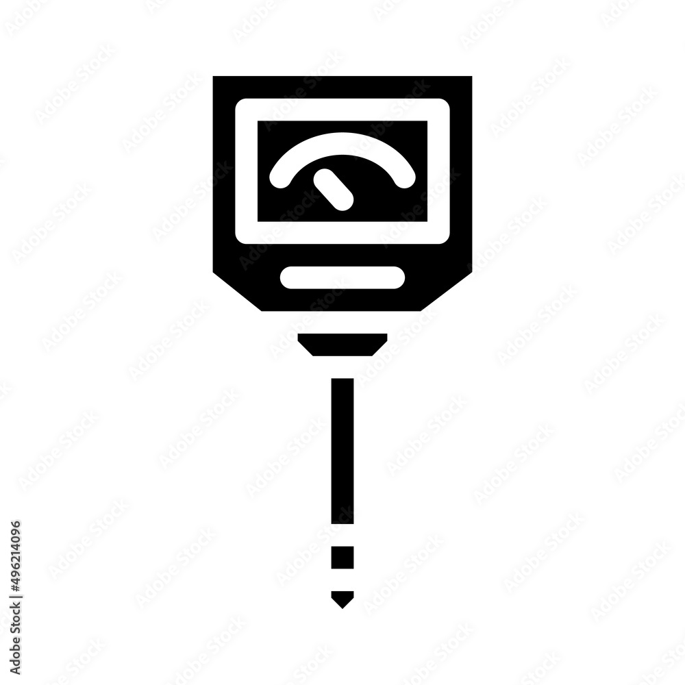 hygrometer device glyph icon vector. hygrometer device sign. isolated contour symbol black illustration hygrometer device glyph icon vector. hygrometer device sign. isolated contour symbol black illustration