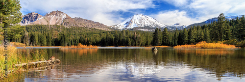 Canvastavla Mount Lassen Autumn Panorama