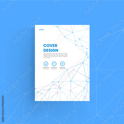 비즈니스 커버 디자인 템플릿 벡터