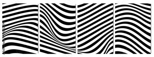 Abstract background design. Zebra stripes. Minimal design for poster, background, banner, wallpaper, flyer, cover, magazine.