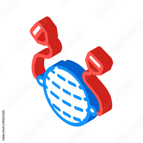 ball for training isometric icon vector. ball for training sign. isolated symbol illustration