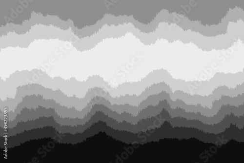 Abstract vector background, shades of gray © Valerii