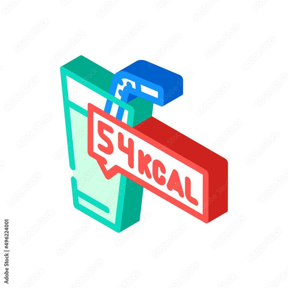 diet drink isometric icon vector. diet drink sign. isolated symbol illustration diet drink isometric icon vector. diet drink sign. isolated symbol illustration