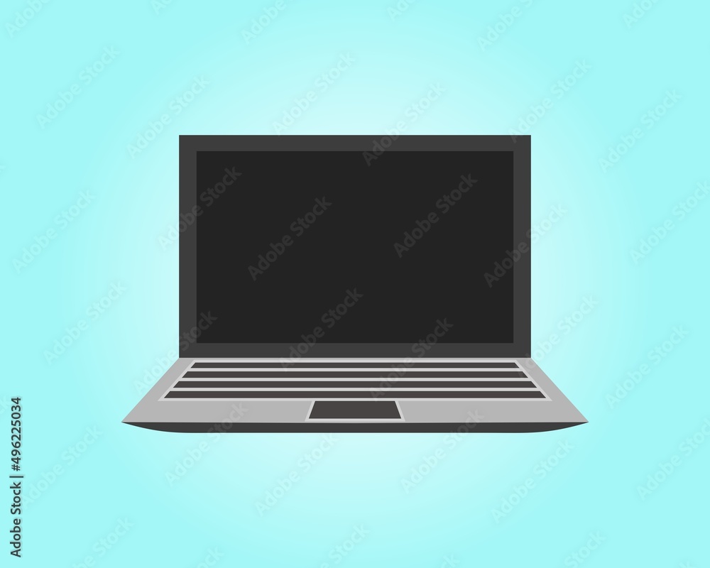 Laptop flat vector icon illustration Laptop flat vector icon illustration