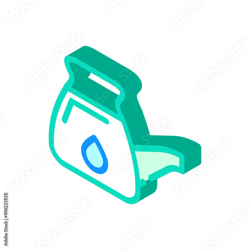 watering can isometric icon vector. watering can sign. isolated symbol illustration