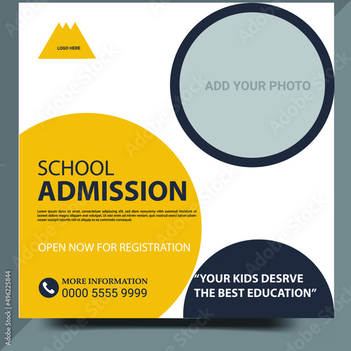 Modern Social Media Post Design Template 