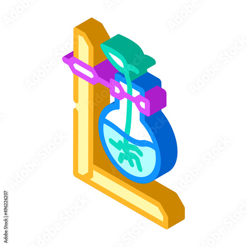 home hydroponics isometric icon vector. home hydroponics sign. isolated symbol illustration