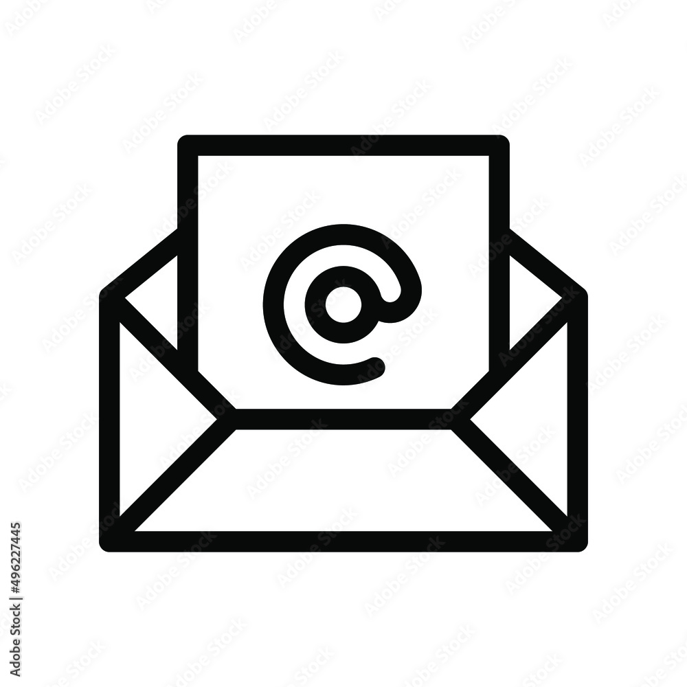 email line icon illustration vector graphic email line icon illustration vector graphic